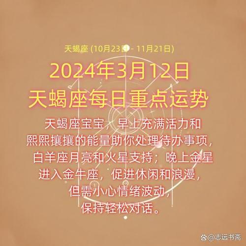 2024年的天蝎座将全面爆发