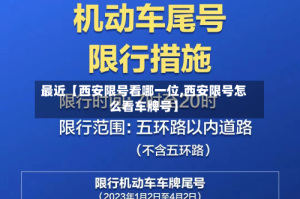 最近【西安限号看哪一位,西安限号怎么看车牌号】