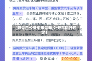 【限号日公务车限号吗,公务车限行规定】