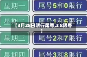 【3月28日限行尾号,3 8限号】