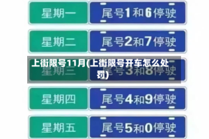 上街限号11月(上街限号开车怎么处罚)
