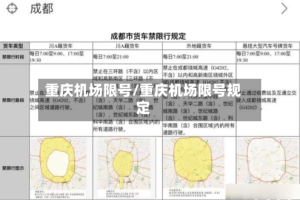 重庆机场限号/重庆机场限号规定