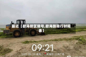 最近【碧海新区限号,碧海路限行时间表】