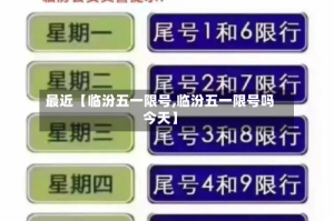 最近【临汾五一限号,临汾五一限号吗今天】