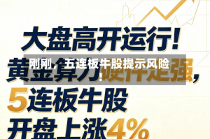 刚刚，五连板牛股提示风险！