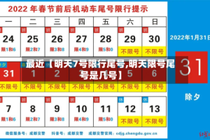 最近【明天7号限行尾号,明天限号尾号是几号】