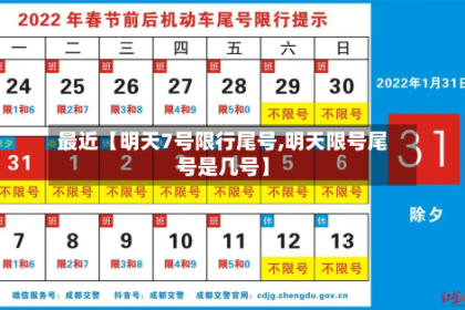 最近【明天7号限行尾号,明天限号尾号是几号】