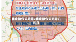 北京限今天限号/北京限今天限号几和几