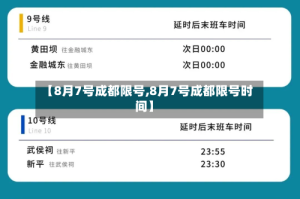 【8月7号成都限号,8月7号成都限号时间】