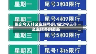 保定今天什么车限号啊/保定今天什么车限号啊最新