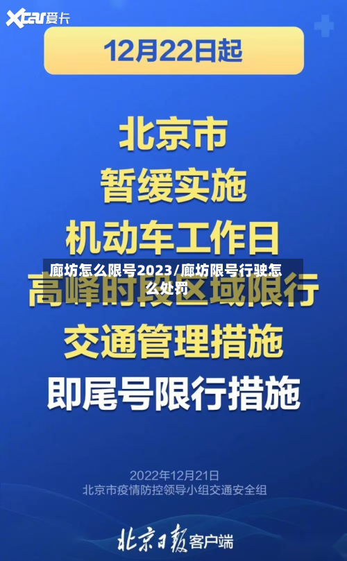 廊坊怎么限号2023/廊坊限号行驶怎么处罚-第1张图片