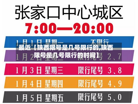 最近【陕西限号是几号限行的,陕西限号是几号限行的时间】-第2张图片