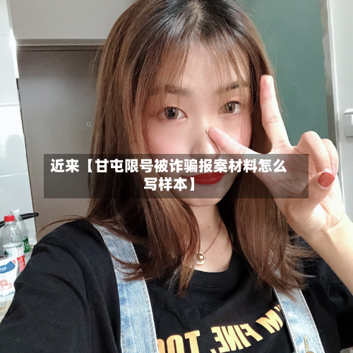 近来【甘屯限号被诈骗报案材料怎么写样本】-第2张图片