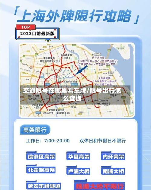交通限号在哪里看车牌/限号出行怎么查询-第2张图片