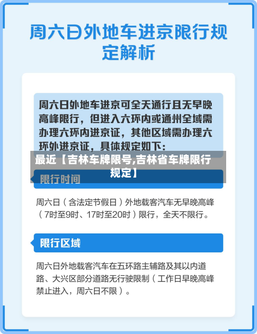 最近【吉林车牌限号,吉林省车牌限行规定】-第3张图片