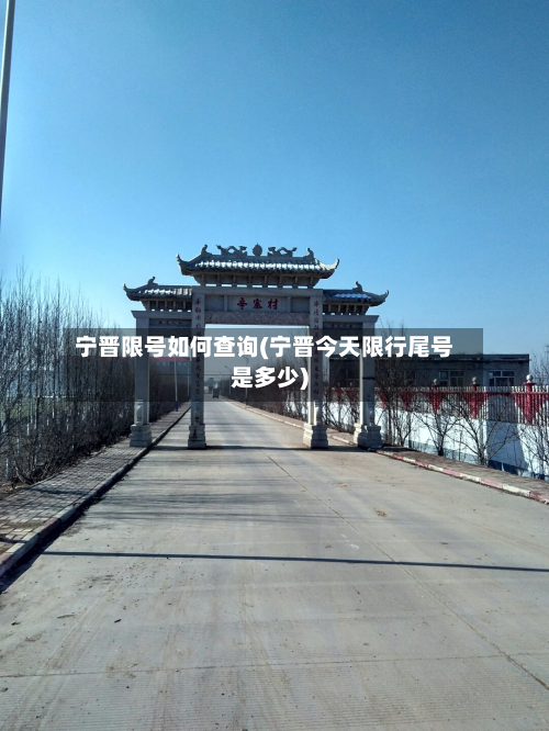 宁晋限号如何查询(宁晋今天限行尾号是多少)-第1张图片