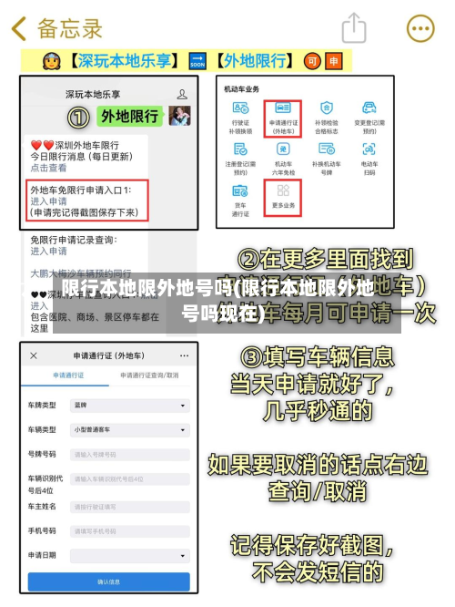 限行本地限外地号吗(限行本地限外地号吗现在)-第1张图片