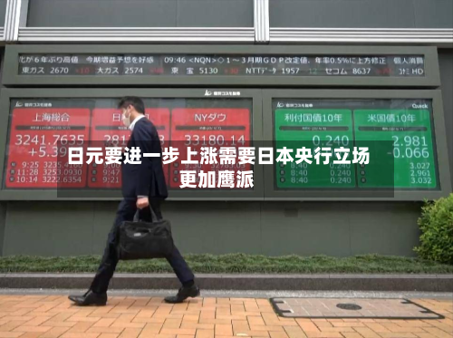 日元要进一步上涨需要日本央行立场更加鹰派-第1张图片