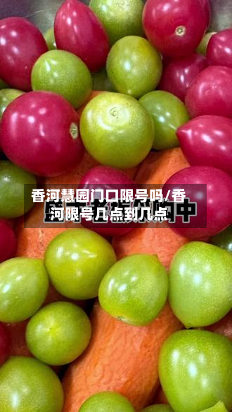 香河慧园门口限号吗/香河限号几点到几点-第1张图片