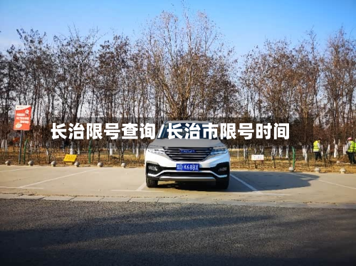 长治限号查询/长治市限号时间-第3张图片