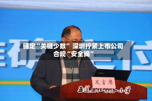 锚定“关键少数	” 深圳拧紧上市公司合规“安全阀”-第1张图片