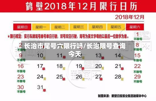 长治市尾号六限行吗/长治限号查询今天-第3张图片
