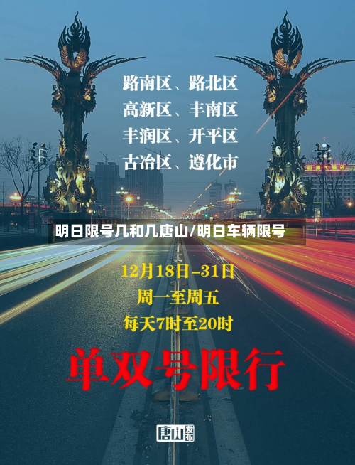 明日限号几和几唐山/明日车辆限号-第1张图片